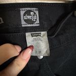 Levi's Vintage Silver Tab Jeans Slim Straight Leg Black High Rise USA Sz 26 Photo 4