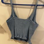Mink Pink Blue Ribbed Tank Photo 2