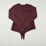 Aritzia Babaton Merino Wool Long Sleeve Front Tie Sweater Photo 2