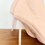 NWOT Femme LA Whistler Leather Pointed Stiletto Knee High Boots Latte 38 / 7.5 Photo 3