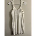 Cabernet Vintage Ivory Nylon Silky Lace Trim Full Slip Women Size 36 Length 24” Photo 2