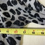 C'est City Women's Sweater‎ Sz M Metallic Leopard Sequin Viscose Silk Scoop Neck Size M Photo 5