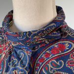 Pendleton | Paisley Button Down Blouse Sz 12 Photo 2