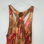 Lane Bryant silk blend racerback tank multi coral reef seashells leopard 22 NEW Photo 4