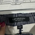 New Stitch Fix Liverpool Madonna Slim‎ Jean Blue & White Plaid Size 4/27 Photo 7