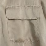 Antonio Melani  Gold Silk Button Up Tie Front Blouse Top Womens Size XS Photo 9