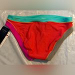 ABS Allen Schwartz  Size 8 Cheetah Surf Hipster Bikini Swim Bottom NWT Photo 1