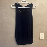 Free Kisses Navy Ruched Racerback Tank XL Photo 6