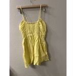 Aerie  Romper Womens M Sleeveless Yellow Photo 1
