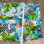 Seafolly Beach Summer Mid Rise Resort Rayon Ankle Tie Pants Blue Green Small Photo 9