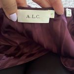ALC Frank A.L.C Woman Avi Twist-front Silk-jacquard Peplum Photo 9