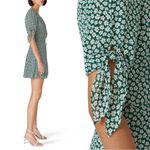 Reformation Venezuela Sammy Green Floral Dress Size S Photo 2
