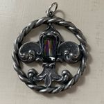 Vintage 1960s 60s SWANK Boho Rhinestone Pendant Photo 0