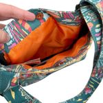 KAVU Keeper Cotton Canvas Crossbody Bag Purse in Sail Dreams Pattern Photo 6