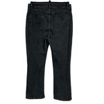 Hudson Jeans Hudson SZ 31 Bullocks Lace-Up Cropped Boot Jeans Hi-Rise Stretch Pockets Gray Photo 2