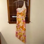 Anthropologie NWT $139 x Bardot Andy One-Shoulder Asymmetrical Midi Dress 8 Photo 4