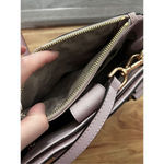 Michael Kors  Saffiano Leather Kellen Studded Blossom Satchel Bag in Pink Purse Photo 5