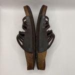 Birkenstocks Sz 38‎ US W7 Brown Leather Mayari Arizona Granada slide Sandals Y2K Photo 9