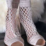 Rachel Zoe  Gold Mesh Cage Open Toe Sandal Photo 0