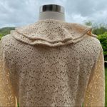 INC Cream Lace Jacket Size M Photo 10