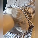 Ralph Lauren Lauren , Navy/white Stripe Blouse w/Puffy Sleeves, Women’s XL NWT Photo 4