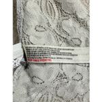 Free People NWT  Intimates Galloon Lace RacerBack Bra Graphite Gray, Small Photo 4