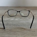 Carolina Herrera  Eyeglass Cat Eye Frames Black Gold‎ Tone Metal Full Rim Optical Photo 3