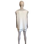 ZARA  White and Black Knit Tank Top Photo 3