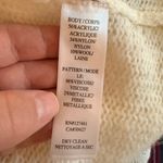 Wildfox White Label NWOT Cream & Pink Gothic Cross Slouch Open Cardigan Photo 6