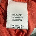 One World  Coral Drape Neck Short Sleeve Top, Ruched Photo 7