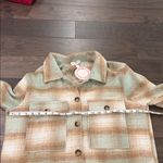 Umgee NWT  Brushed Twill Plaid Shacket Sz M Photo 9