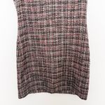 Banana Republic  Womens Dress Size 8 Black Plaid Tweed Mini Office Chic Parisian Photo 2