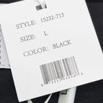 LIV Milano Sweater Large Embellished Valentines Hearts Romantic Dolman Parisian Black Photo 5