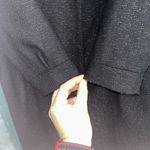 Worthington Dressy Long Pea Coat. Size 12. Black With Gold Stitching. EUC Photo 3