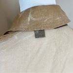 Ideology Vintage 100% Silk Gold Sheer Pintuck Button-Down Blouse - Small - Flaw Photo 9