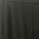 Eileen Fisher  Sz L Black Ribbed Knit Straight Leg Pants Pockets Capsule Classic Photo 3