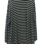 41 HAWTHORN Women's Gray White Striped Open Front Cardigan Plus Size 2X Photo 1