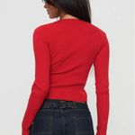 Princess Polly  Suzu Long Sleeve Top Red Photo 3