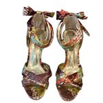 Luichiny Platform Strappy Heels Shoes Open Toe Cork Stiletto 19 Multicolor Multiple Size 10 Photo 1