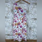 Chiara Boni  LA PETITE ROBE
Angelina Floral One-Shoulder Cocktail Dress Sz 46/10 Photo 8