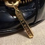 Tory Burch  Small Black Patent Leather Cosmetic Bag Photo 1