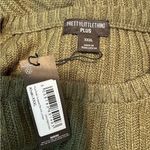 Pretty Little Thing NWT Plus Khaki Green Cropped Rib Knit Sweater Jumper Size XXXL Photo 10
