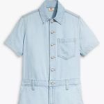 Levi's Levi’s Heritage romper short sleeve Light Blue Denim Woman’s New size XL Photo 1
