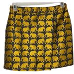 J.Crew Elephant Jacquard Mini Skirt
Black Gold Size 4 Photo 4