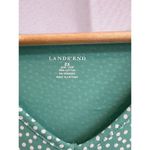Lands' End Women’s Only Necessities Teal Polka Dot Dress Size 20W Photo 2