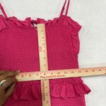 Guess M Pink Milania Tier Ruffle Dress Girlhood Princess Coquette Party Brunch Photo 11