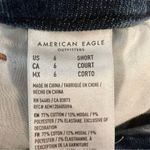 American Eagle Stretch Ripped Curvy Mom Jean in Medium Vintage. Size 6 Short Photo 5