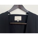 3.1 Phillip Lim  Black Wool Sleeveless V Neck Midi Dress Quiet Luxury Minimalist Photo 1