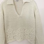 Madewell  Crochet Polo Sweater Photo 2