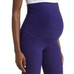 Zella Maternity Live In Leggings Blue Heather Size M New No Tag Stretch Photo 0